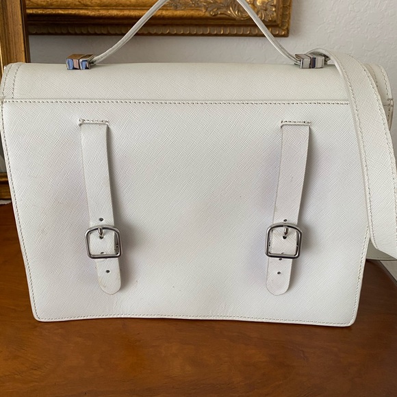 Handbag white in excellent condition - Picture 4 of 5